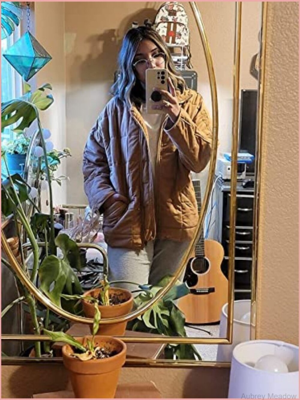 Women's Quilted Lightweight Zip Up Jacket with Pockets - Picture 5 of 7